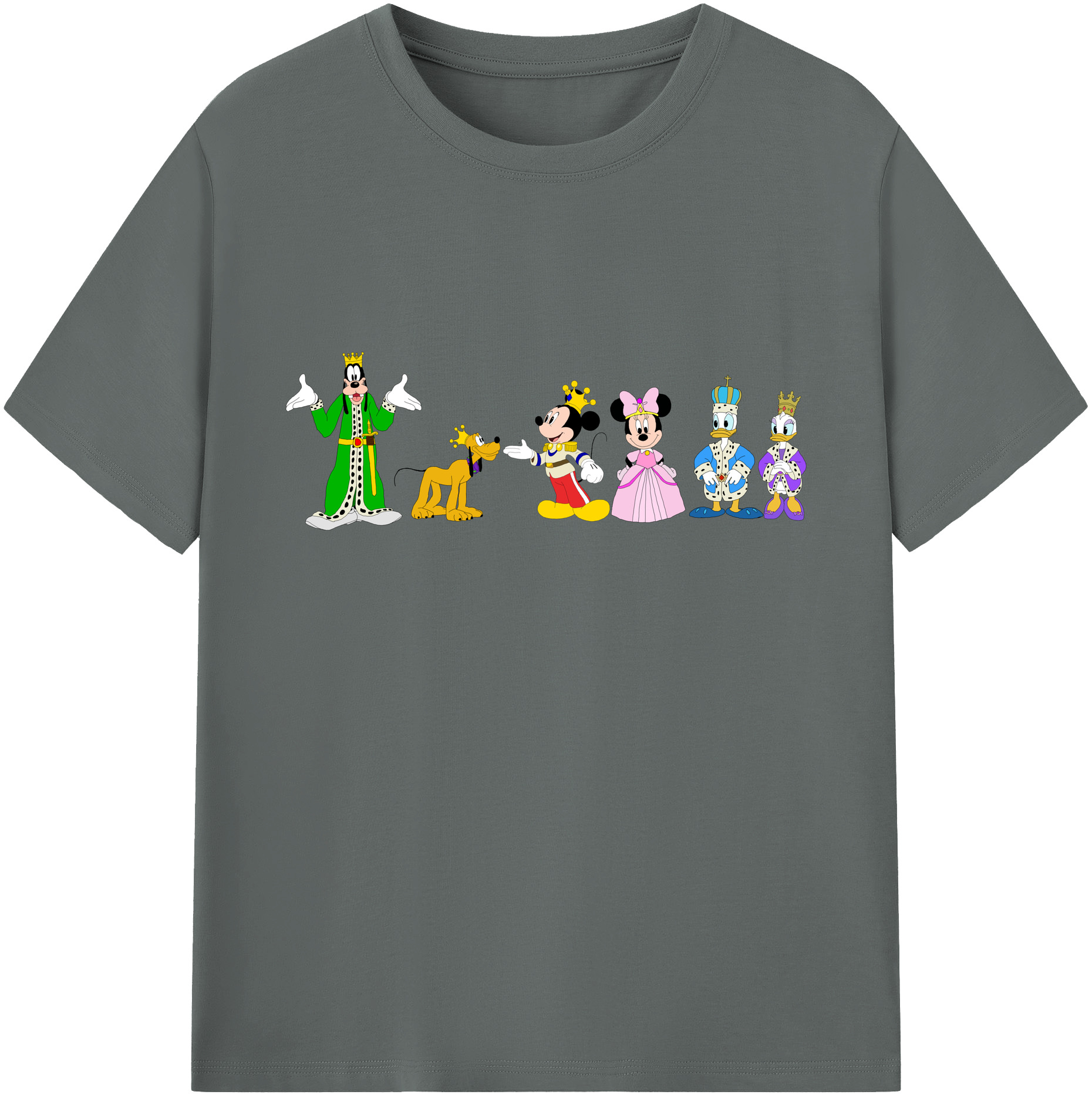 ミッキーマウス Mickey Mouse 綿100％ メンズ半袖Tシャツ｜肌触りやわらか＆通気性